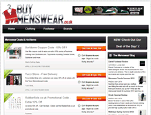 Tablet Screenshot of buymenswear.co.uk